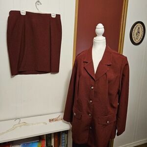 NYCC NEW YORK CLOTHING  CO 16  EX COND Burgundy